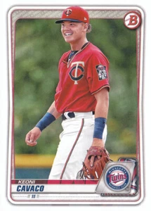 Lote de 25 tarjetas de papel Bowman Draft Picks 2020 - #22 Keoni Cavaco - gemelos - Imagen 1 de 1