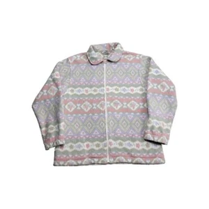 Suéter Vintage Alfred Dunner Pastel Para Mujer Talla Pequeña Outdoorman Cremallera - Imagen 1 de 5