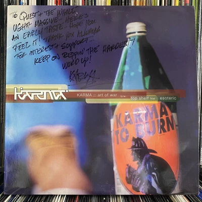 KARMA - ART OF WAR / TOP SHELF / EASTERN THOUGHT (12")  2002!!  RARE!!  ESOTERIC - Image 1 of 4