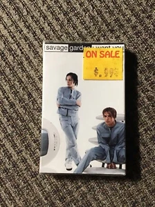 SAVAGE GARDEN I WANT YOU 1997 US CASSETTE SINGLE BRAND NEW COLUMBIA PRINT 2TRX - Picture 1 of 6