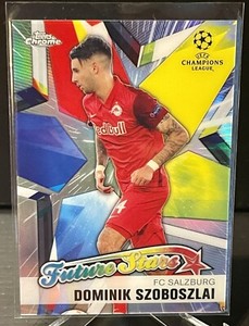2020-21 Topps Chrome DOMINIK SZOBOSZLAI Future Star FC SALZBURG LIVERPOOL