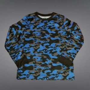 Boys Core Performance Camo & Skulls Thermal Long Sleeve Quick Dry Shirt 10/12 - Picture 1 of 7
