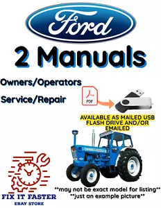 FORD 530A TRAKTOR HANDBÜCHER SERVICE WERKSTATT REPARATUR BESITZER PDF USB - Bild 1 von 3