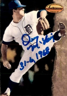Denny McLain Signed 1994 Ted Williams Card Co. Card #33 Detroit Tigers - Image 1 of 2