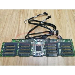 1PC Dell R910 16 X 2.5" Slot Hard Drive Backplane J565K 0J565K With Cable Used - Picture 1 of 2