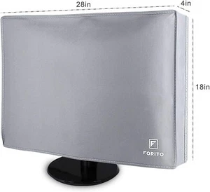 29" Universal Computer Monitor Dust Cover for 27 Inch to 29 Inch LCD/LE 27" 28" - Picture 1 of 6