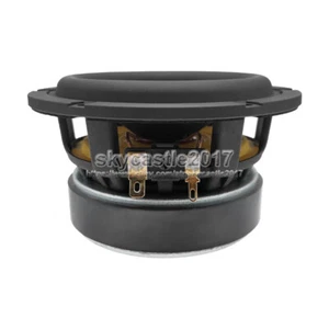 1x 4.5" pulgadas 4/8Ohm 40W Super Bass Audio Altavoz Estéreo Subwoofer Altavoz - Imagen 1 de 9