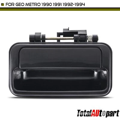 Manija de puerta exterior negra para Geo Metro 1990 1991 1992-1994 lado del conductor trasero Foto 1 de 4