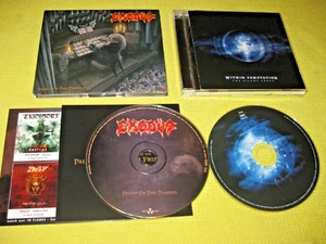 Exodus Tempo Of The Damned & Within Temptation The Silent Force 2 CD Albums Rock - Picture 1 of 1