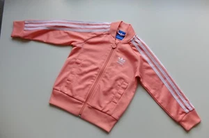 Adidas Originals Superstar jacket Pink White 2015 Track SS TT 3 yrs Toddler - Picture 1 of 10
