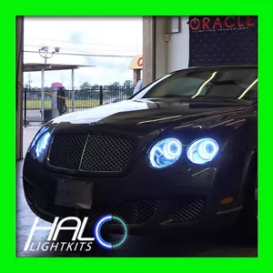 Oracle Lighting 2004-2011 Bentley Continental Gt Bianco Luce LED Halo Anello Set - Picture 1 of 3