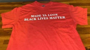 Camicia MAGA BLM "Made Ya Look Black Lives Matters" taglia L - Foto 1 di 1