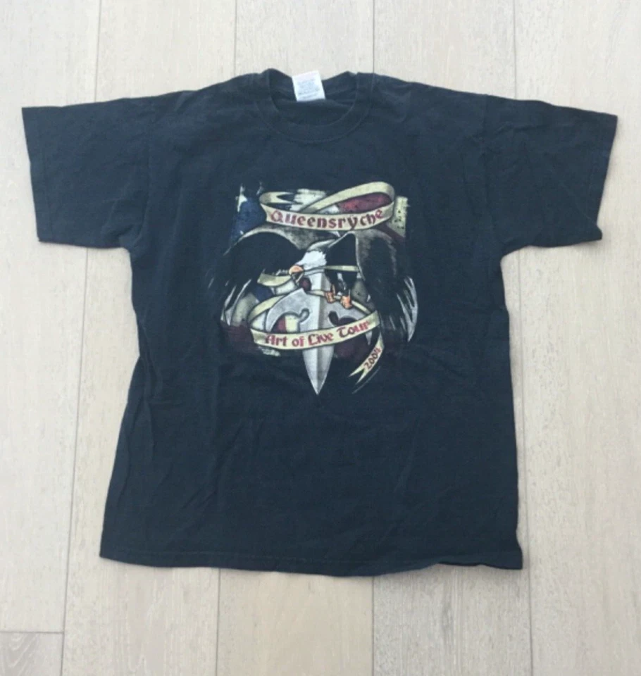 Queensryche "Art of Live" World Tour 2004 T Shirt Black Men Medium vintage - Image 1 of 2