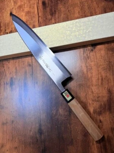 Sakai Shiratsuru Deba Japanese Kitchen Knife 270mm White Steel #2 New - Picture 1 of 8