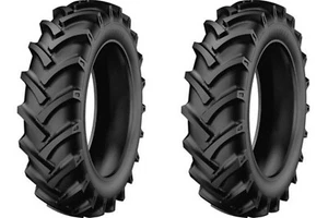 TWO New 5.00-12 StarMaxx TR-60 R-1 Lug Compact Farm Tractor Tires  & Tubes 4-Ply - Picture 1 of 3