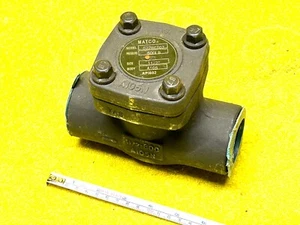 MATCO 522FCT07 FORGED CARBON STEEL 1-1/2" NPT 800 LB CHECK VALVE A105N - Picture 1 of 9
