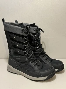Columbia Womens Boots Size 10 Meadows Omni-Heat 3D Black Waterproof YL0364 - Picture 1 of 12