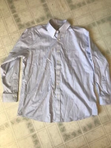 Brooks Brothers Sz 16.5 - 33 Blue Checked  Regent Long Slv Cotton Bl Dress Shirt - Picture 1 of 3