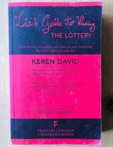 LIA'S GUIDE TO WINNING THE LOTTERY by KEREN DAVID - P/B - *PROOF* - Picture 1 of 1