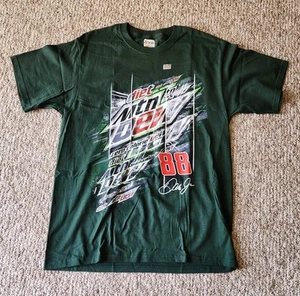  Chase Dale Earnhardt Jr #88 Diet Mt Dew T Shirt Size L Double Sided - Picture 1 of 4