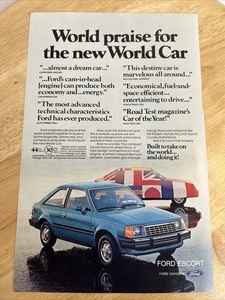 1981 The New Ford Granada Vintage Original Print Ad Car Automobile Advertisement - Picture 1 of 9