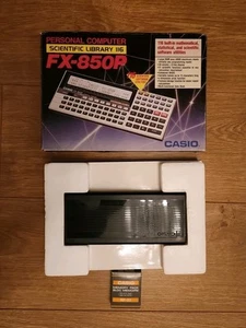 Calculadora de computadora personal programable científica Casio FX-850P + 32kb extra  - Imagen 1 de 14