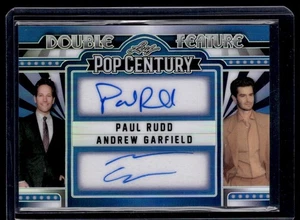 2025 Leaf Pop Century Paul Rudd - Andrew Garfield Double Feature Blue Auto 1/1 - Bild 1 von 2