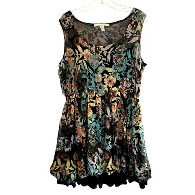 American Rag Cie OX Black Women's Sleeveless Maxi Sun Dress Plus Size 14W 16W - Image 1 of 4