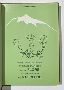 B. Girerd - Inventaire de la Flore du departement Vaucluse 1978 / Botanique - Picture 1 of 2