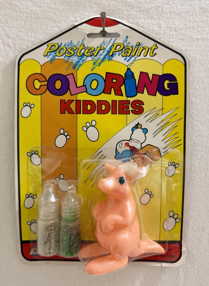 Vintage My Little Pony G1 Fakie Coloring Kiddies Kangaroo Peach MOC NOS RARE - Image 1 of 1