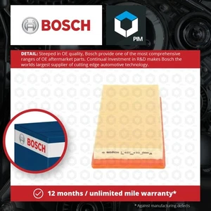 2x Air Filters fits FORD FOCUS 2.0 98 to 08 Bosch 1058022 1072246 1480568 New - Picture 1 of 6