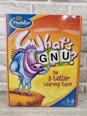 2004 ThinkFun What's Gnu The 3 Letter Learning Game Ages 5-8 - Image 1 of 4