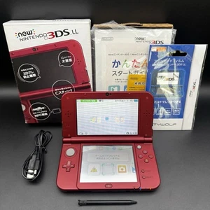 Nintendo New 3DS LL (XL) Metallic Red - NEAR MINT - Picture 1 of 17