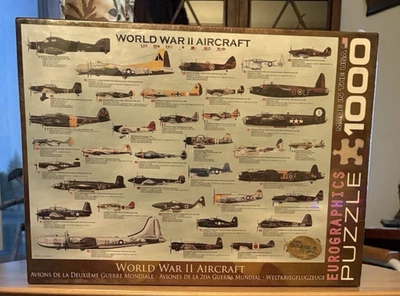 World War II Aircraft 1000 Piece Puzzle By Eurographics 19 1/4" x 26 5/8" Sealed - Image 1 of 4