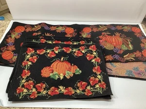 Runner da tavolo arazzo autunnale vintage 70" con *6* tovagliette abbinate ZUCCHE  - Foto 1 di 7