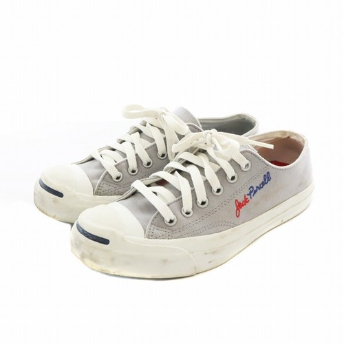 Sneakers donna 6.5US Converse Jack Purcell punto logo Rh asimmetriche 4.5 bianche