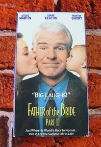 Father of the Bride Part II Steve Martin Diane Keaton Martin Short VHS Tape - Picture 1 of 8