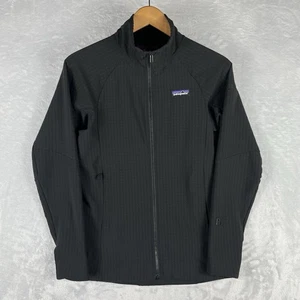 Patagonia R2 Techface Jacket Women's Med Black Polartec Fleece Stryker Logo - Picture 1 of 10