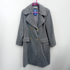 Grace Karin Midi Coat Size Large Womens Grey Button Closure FPL - WRDC - Picture 1 of 5