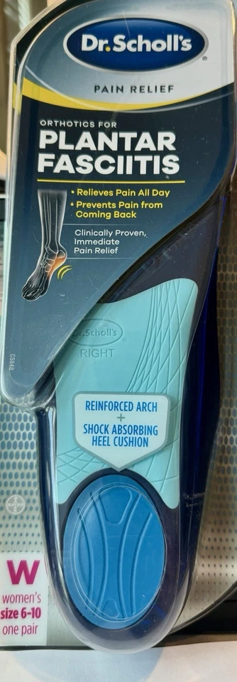 Órteses femininas para alívio da dor Dr. Scholl's para fascite plantar - 1 par,... - Imagem 1 de 2