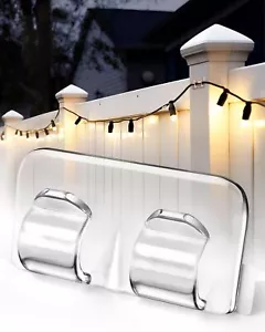 Hooks for Outdoor String Lights Clips: 26Pcs Heavy Duty Light Hook with Water... - Picture 1 of 7