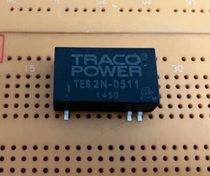 Convertidor 5V ± 2% 2W DC/DC SMD 4.5-9Vin 1500V aislado. TRACO POWER TES 2N-0511 - Imagen 1 de 1