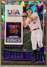 2015 Panini Contenders Season Ticket Cracked Ice /23 Corey Seager #2