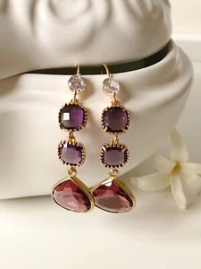 Bridal Earrings, Bridesmaids Earrings, Dangle Earrings, Gift For Her,Handmade UK - Picture 1 of 6