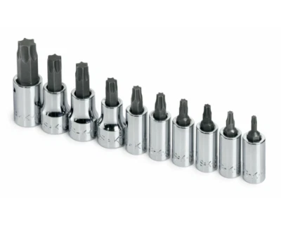 VINTAGE  SK 10-Piece 1/4" & 3/8" Drive Torx Bit Socket Set MADE IN USA  #84209 - Image 1 of 3