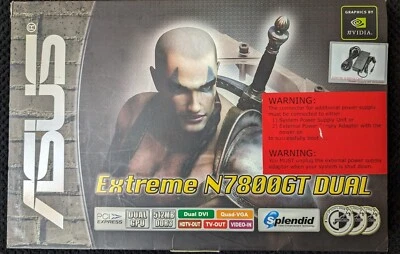 Rare Asus Extreme N7800GT Dual GPU SLI Limited Edition Graphics Card - Image 1 of 4