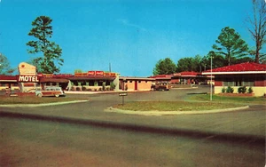 RIVERDALE GA GEORGIA ATLANTA MOTEL AND CACTUS GRILL c1955 POSTCARD 090824 T - Picture 1 of 2