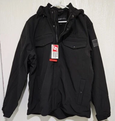 2025 Snap On Tools Mens INSULATED DEATACHABLE/Hood Winter Coat Zip Up Jacket NEW - Image 1 of 4