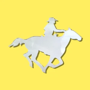 Acrylspiegel in Cowboy-Pferdform - verschiedene Größen - Bild 1 von 1