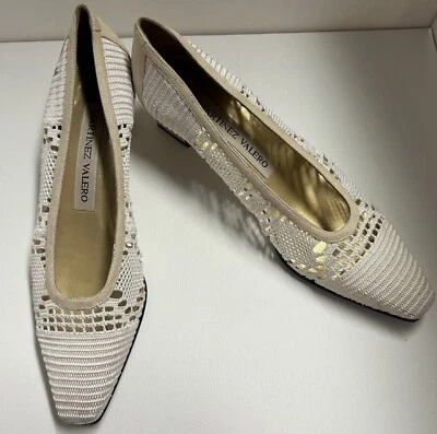 Elegantes Tacones Martínez Valero de Encaje ~ Talla 9.5 Foto 1 de 4